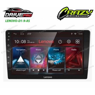 Lenovo 9" Pad | Android Auto, Apple Carplay, Navigation, Bluetooth Car Stereo