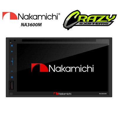 Nakamichi NA3600M | 6.75" MirrorLink, DVD, Bluetooth, USB Car Multimedia Unit