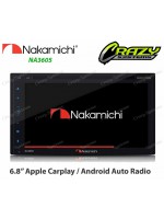 Nakamichi NA3605 | 6.8" Apple CarPlay, Android Auto, Bluetooth, USB, AUX Stereo
