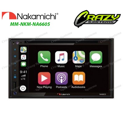 Nakamichi NA6605 | 6.8" Apple CarPlay, Android Auto, Bluetooth, USB, AUX NZ Tune