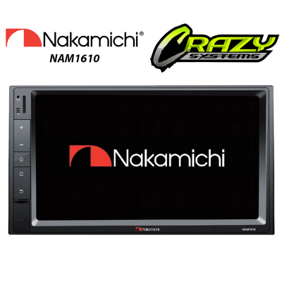 Nakamichi NAM1610 | 7" Double DIN Mechless Multimedia unit with MirrorLink