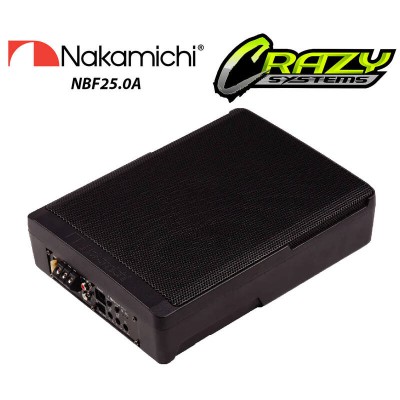 Nakamichi NBF25.0A | 10" 1000W (150W RMS) Underseat Active Car Subwoofer