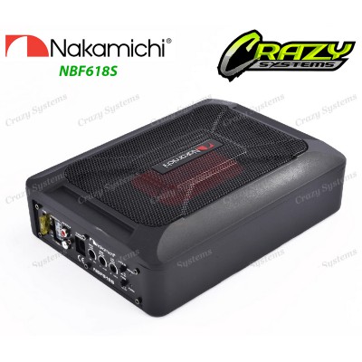 Nakamichi NBF618S | 6x8" 1000W (100W RMS) Underseat Active Subwoofer
