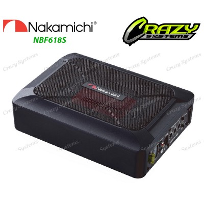Nakamichi NBF618S | 6x8" 1000W (100W RMS) Underseat Active Subwoofer