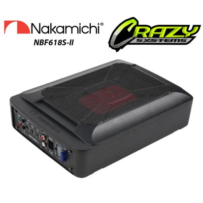 Nakamichi NBF618S-II | 6x9" 650W (100W RMS) Underseat Active Car Subwoofer