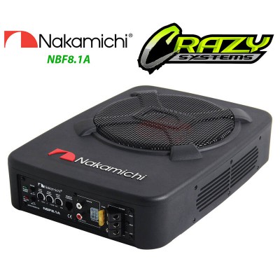 NAKAMICHI NBF8.1A | 8" 1500W UNDERSEAT POWERED SUBWOOFER