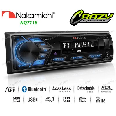 NAKAMICHI NQ711B | Bluetooth USB AUX NZ Tuner 1x Pre-Out Car Stereo