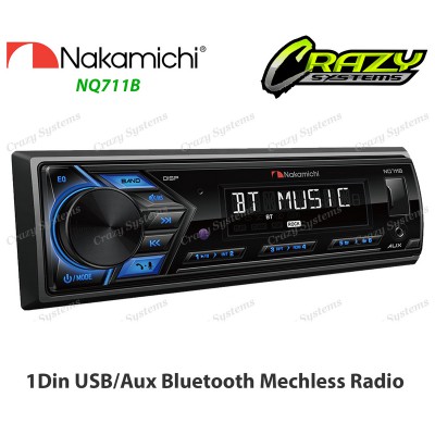 NAKAMICHI NQ711B | Bluetooth USB AUX NZ Tuner 1x Pre-Out Car Stereo