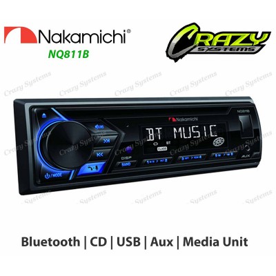 Nakamichi NQ811B | Bluetooth CD USB AUX NZ Tuner Car Stereo