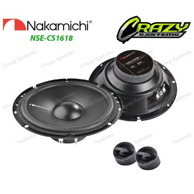 NAKAMICHI NSE-CS1618 | 6.5" 2 Way 200W Component Speaker Pair