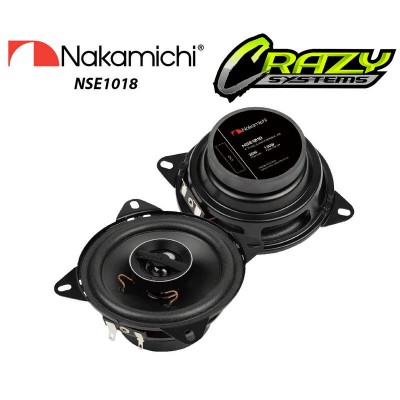 Nakamichi NSE1018 | 4" 130W 2 Way Coaxial Car Speakers