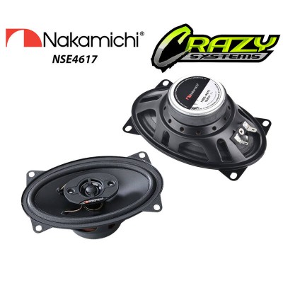 Nakamichi NSE4617 | 4x6" 160W 4 Way Coaxial Car Speakers