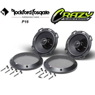 Rockford Fosgate P16 | Punch 6" 110W (55W RMS) 2 Way Coaxial Car Speakers