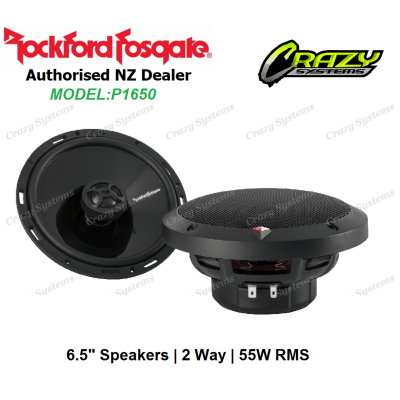 ROCKFORD FOSGATE P1650 6.5" 55W RMS 2 Ways Full Range Car Speakers