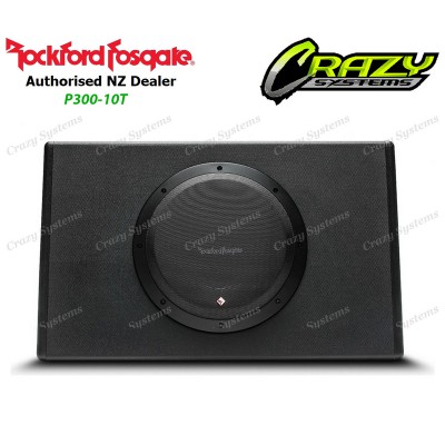 Rockford Fosgate P300-10T | PUNCH 10" POWERED ENCLOSURE SUBWOOFER (300W RMS)