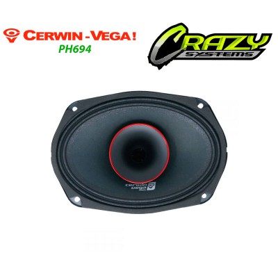 Cerwin Vega PH694 | 6x9" 320W (160W RMS) Full Range Coax Horn Speakers