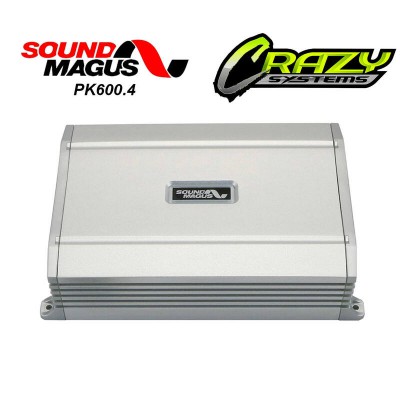 Sound Magus PK600.4 | 600W RMS 4 Channel Full Range Class D Amplifier