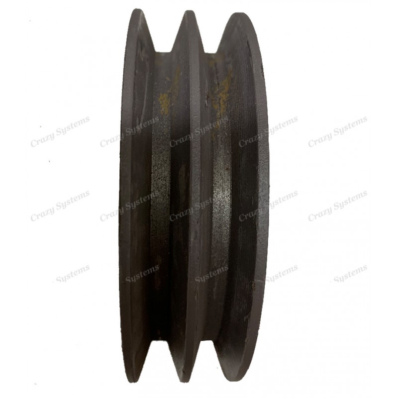 Single Groove Pulley 100mm shaft size 28mm 