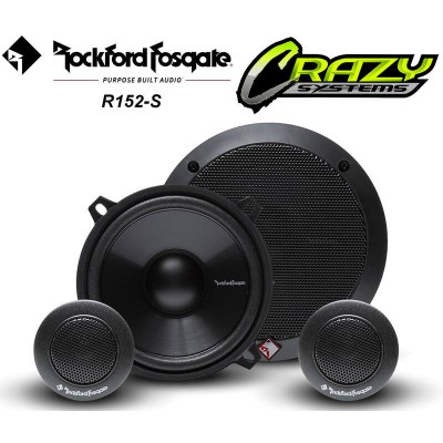 Rockford Fosgate R152-S | Prime 5.25" 80W (40W RMS) 2 Way Component Speakers