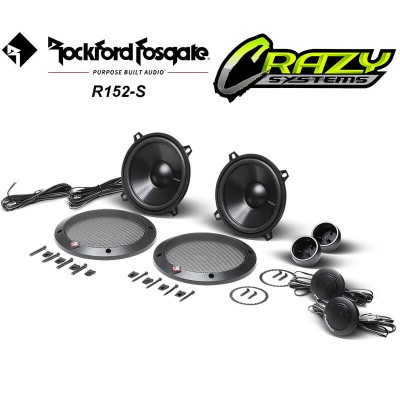 Rockford Fosgate R152-S | Prime 5.25" 80W (40W RMS) 2 Way Component Speakers