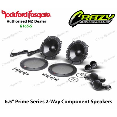 ROCKFORD FOSGATE R165-S | Prime Series 6.5" 80W 2-Way Component Speakers