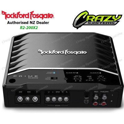 Rockford Fosgate R2-200X2 200W RMS 2/1 Channel Class D Car Amplifier