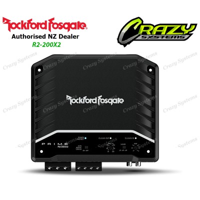 Rockford Fosgate R2-200X2 200W RMS 2/1 Channel Class D Car Amplifier