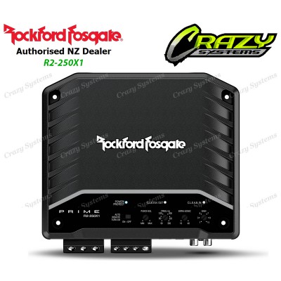 Rockford Fosgate R2-250X1 | Prime 250W RMS Mono Channel Class D Car Amplifier