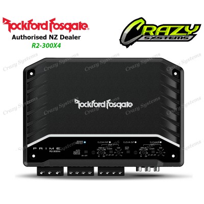 Rockford Fosgate R2-300X4 | Prime 300W RMS 4/3/2 Channel Class D Car Amplifier