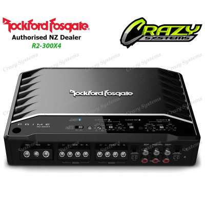 Rockford Fosgate R2-300X4 | Prime 300W RMS 4/3/2 Channel Class D Car Amplifier