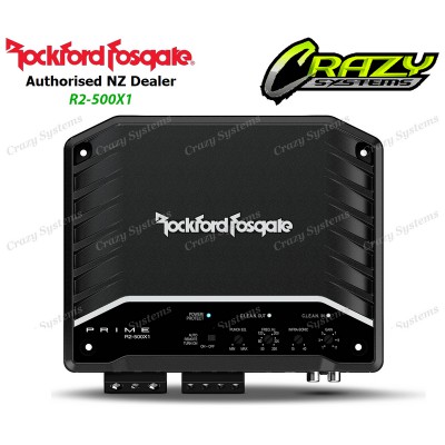 Rockford Fosgate R2-500X1 | Prime 500W RMS Mono Channel Class D Car Amplifier