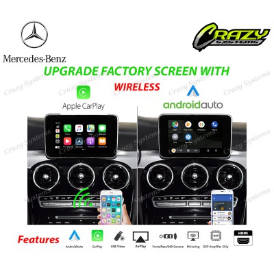 Mercedes NTG 5.0 / 5.1 | Wireless Apple CarPlay, Android Auto & Mirroring Kit