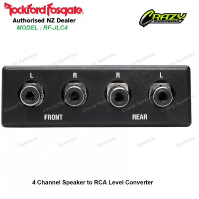 ROCKFORD FOSGATE RF-HLC4 4 Channel Speaker Level to RCA Output
