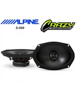 Alpine S-S69 | 6x9" 260W (85W RMS) Type S 2-Way Coaxial Speakers (Pair)