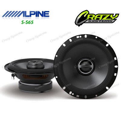 ALPINE (S-S65) 6.5" 240W Type-S 2-Way Coax Speaker