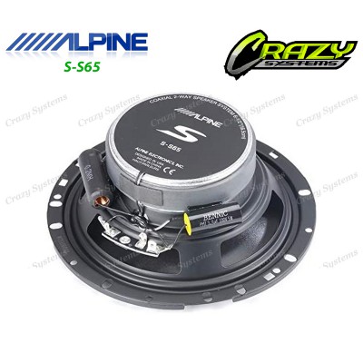 ALPINE (S-S65) 6.5" 240W Type-S 2-Way Coax Speaker
