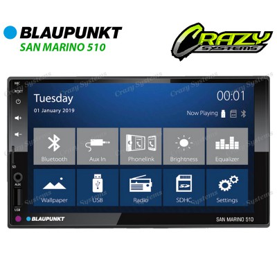 Blaupunkt San Marino 510 | 7" Bluetooth / USB / PhoneLink / Media Stereo
