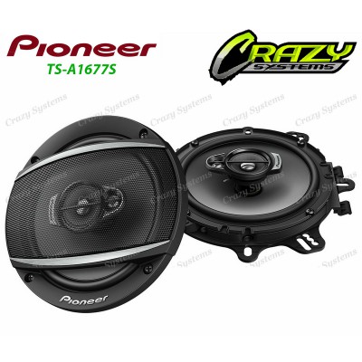 Pioneer TS-A1677S | 6.5" 320Watts 3 Way Coaxial Speakers