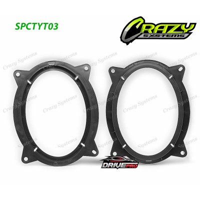 6x9" Speaker Spacers Compatible with Toyota Camry vehicles (pair)