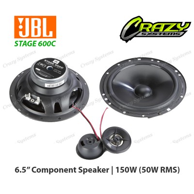 JBL Stage 600C | 6.5" 2-Way Component Speakers 150W (50W RMS)