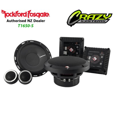 Rockford Fosgate T1650-S | Power 6.5" 2-Way Euro Fit Compatible Component System