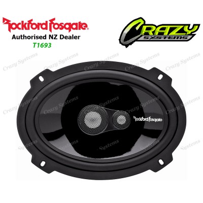 Rockford Fosgate T1693 | Power Series 6"x9" 200W 3-Way Full Range Speakers