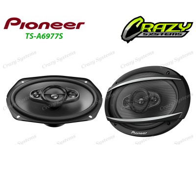 Pioneer TS-A6977S | A-Series 6x9" High Powered 4-Way 650W Coaxial Speaker Pair