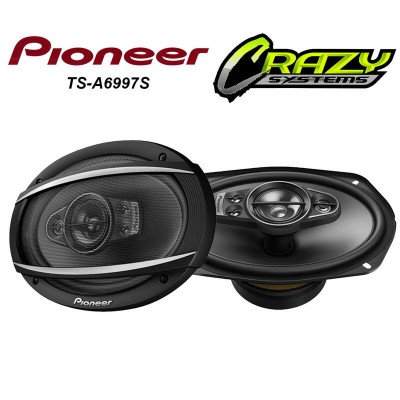 Pioneer TS-A6997S | 6x9" 750W (150W RMS) High Powered 5-Way Coaxial Speakers