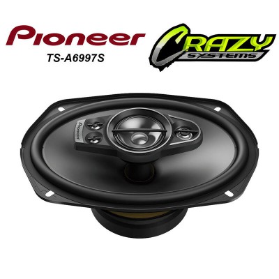 Pioneer TS-A6997S | 6x9" 750W (150W RMS) High Powered 5-Way Coaxial Speakers