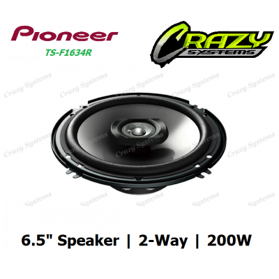 PIONEER TS-F1634R 6.5" 2-WAY CAR AUDIO SPEAKERS