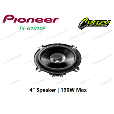 PIONEER-TS-G1010F - 4" 2-WAY SPEAKER (190W MAX)