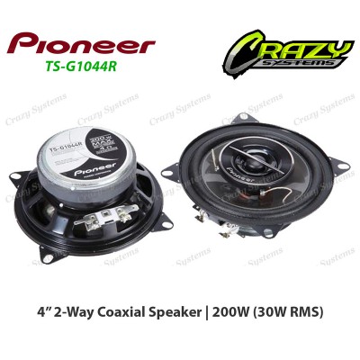 PIONEER TS-G1044R | 4" 2-Way Coaxial Speaker 200W (30W RMS)
