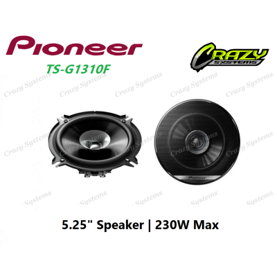 PIONEER-TS-G1310F - 5.25" 2-WAY SPEAKER (230W MAX)