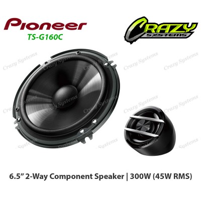 Pioneer TS-G160C 6" 300W Component Speaker Set